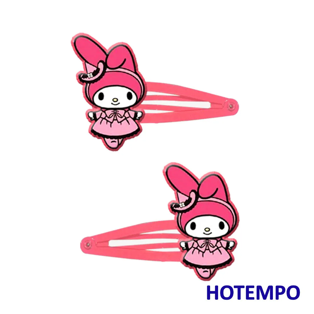 Япония Kawai мультфильм Keroppi Kuromi Мелодия пурин Pochacco Maru Sam LittleTwinStars милые шпильки для волос для девочек зажим для девочек подарок - Цвет: PVCFJ-MLDQ-PK-LR2P