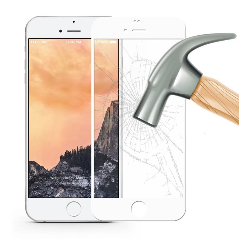 Защитное стекло закаленное для iPhone 7 8 Plus X 5S 5 SE 6 6S XS Max XR|tempered glass|full cover tempered glassglass