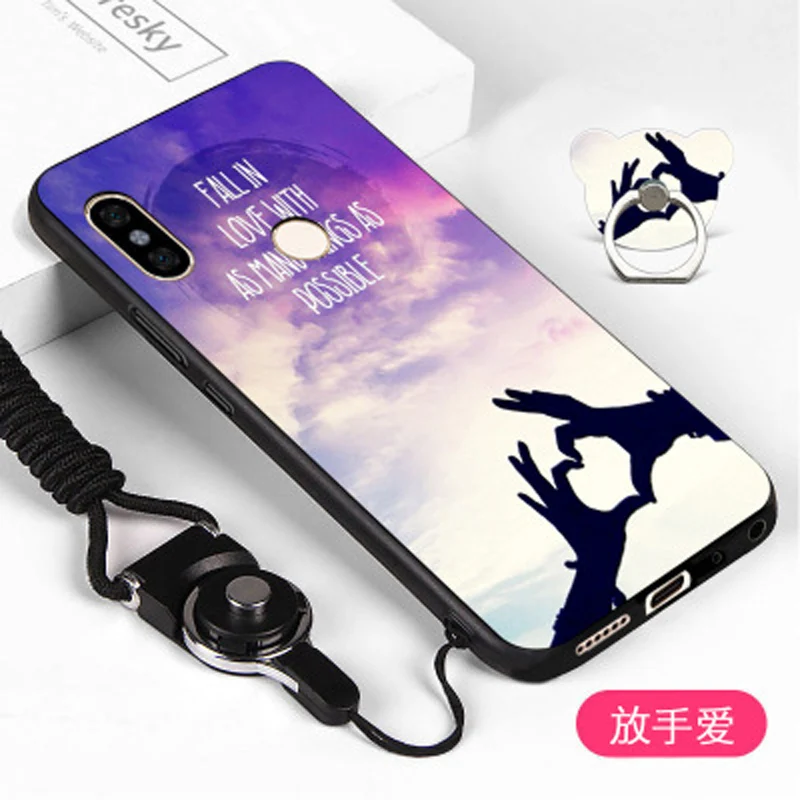 Чехлы для телефонов Xiaomi Mi 6X чехлы с мультяшным рисунком прозрачный чехол мягкий