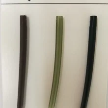 50 шт. Wise снасти анти клубок Rig рукава(мягкие) зеленый/коричневый/Silt в 54 мм для ловли карпа Снасти Терминал Rig конец