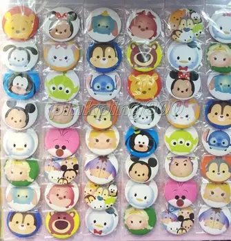 

Lot 3 sheets 144 Pcs Cartoon Tsum tsum Badge Button Pins Children Party Gifts Diameter 4.0 CM S519