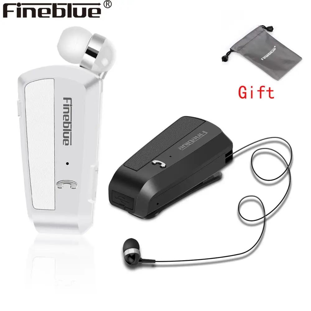 

The new Fineblue F990 wireless bluetooth headset neck clip is worn on the retractable business sports stereo headset vibration