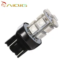 7443 7440 T20 13 SMD 5050 Red LED Car Lamp lamp w21 / 5 w LED car bulbs stop brake lights of the car light source 12 V