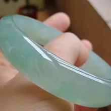 52-66 мм внутренний диаметр высокого качества натуральный браслет с нефритом драгоценный камень нефрит браслет ювелирные изделия для женщин Подарки