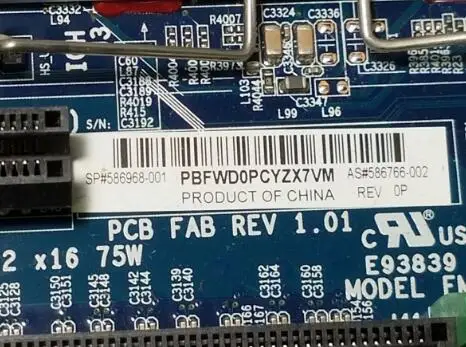 

586968-001 586766-001 586766-002 for Z400 Workstation motherboard well tested working