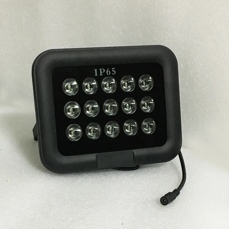 Surveillance CCTV Camera Outdoor Black 15pcs 27W Array Infrared leds Light IR illuminator Night-vision Free Shipping