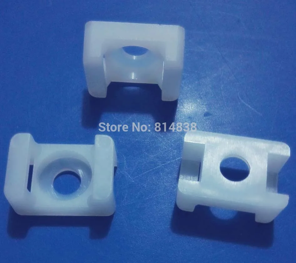 

Wkooa HC-1S White Saddle Type Tie Mount For 3.8mm Plastic Cable Tie