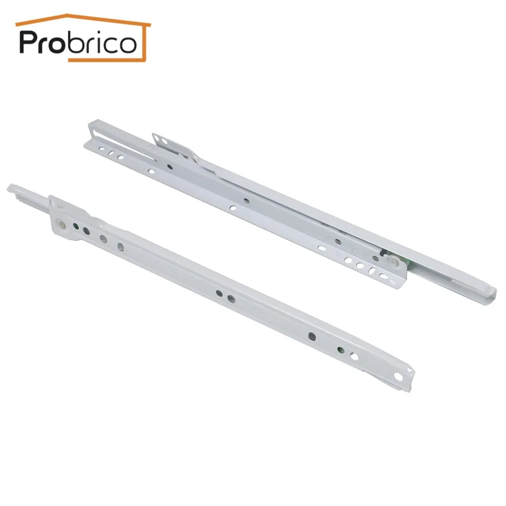 

Probrico 1 Pair Keyboard Sliding Drawer DSMH102-12 Steel White Length 300mm 12" Furniture Cabinet Kitchen Cupboard Drawer Slide