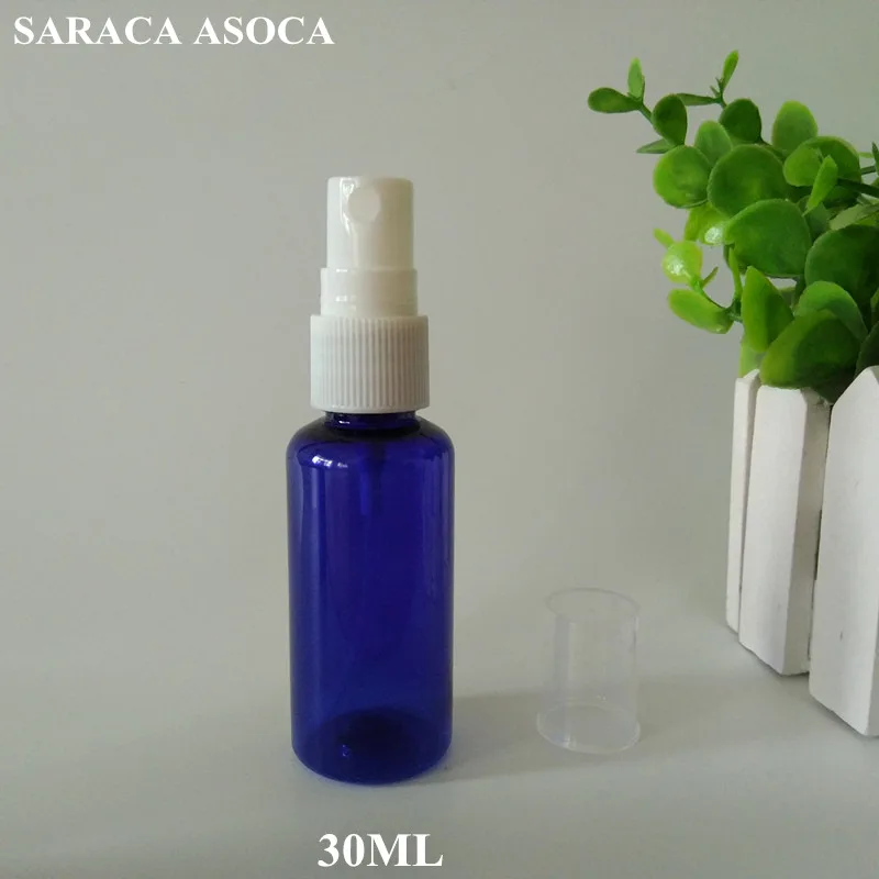 30ml 플라스틱 스프레이 병 PP 화이트 헤드 리필 병 및 Automizer 의료 실험실 사용 100 개/몫