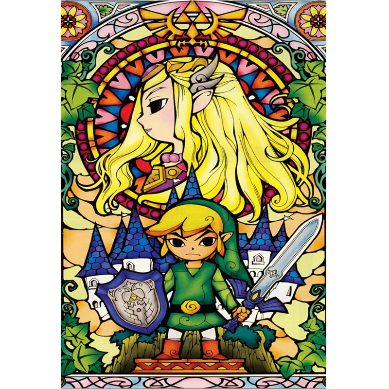 

Diamond Painting Legend of Zelda New Arrival Diamond Embroidery Picture of Rhinestone Full Square Round Drills Wall Decoration