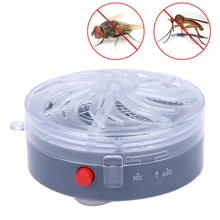 Round Shape Solar Powered Fly Zapper Wasp Moth Light Killing Garden Mosquito Killer Bug Trap Lamp Night Lighting