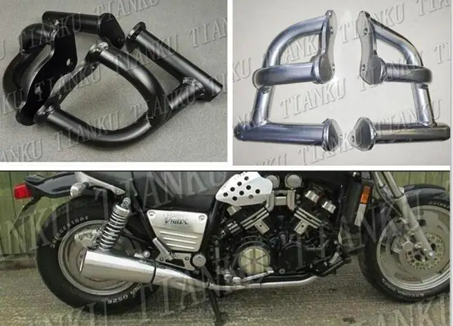 New Motorcycle Metal Engine Guard Crash Bar For Yamaha Vmax 1200