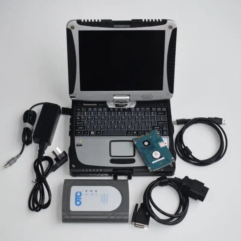 GTS ОТК VIM OBD сканер инструмент для Toyota IT3 Глобальный Techstream с cf-19 (4 г) ноутбук установлено программное обеспечение Полный комплект готов к
