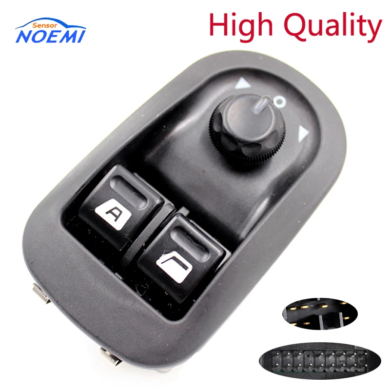 

YAOPEI 6554.WA New Power Window Switch with Mirrow Switch Fit for Peugeot 206 306 OEM No 6554WA