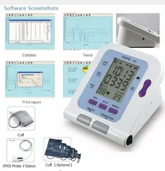 Новый CE FDA цифровой монитор кровяного давления USB Программное обеспечение CD в комплекте CONTEC08C BP монитор, Tensiomete