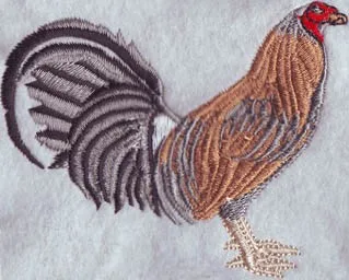 

FREE Shipping high quality custom embroidery patch for the fighting rooster logo for the hats