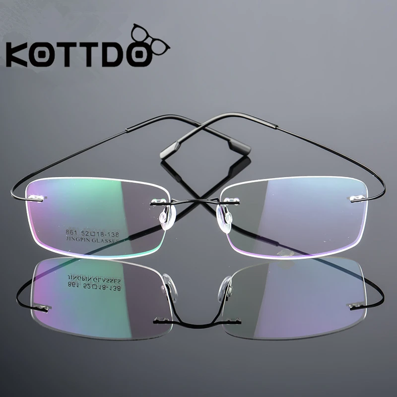 Buy Kottdo Super elastic Metal Frameless Eyeglasses
