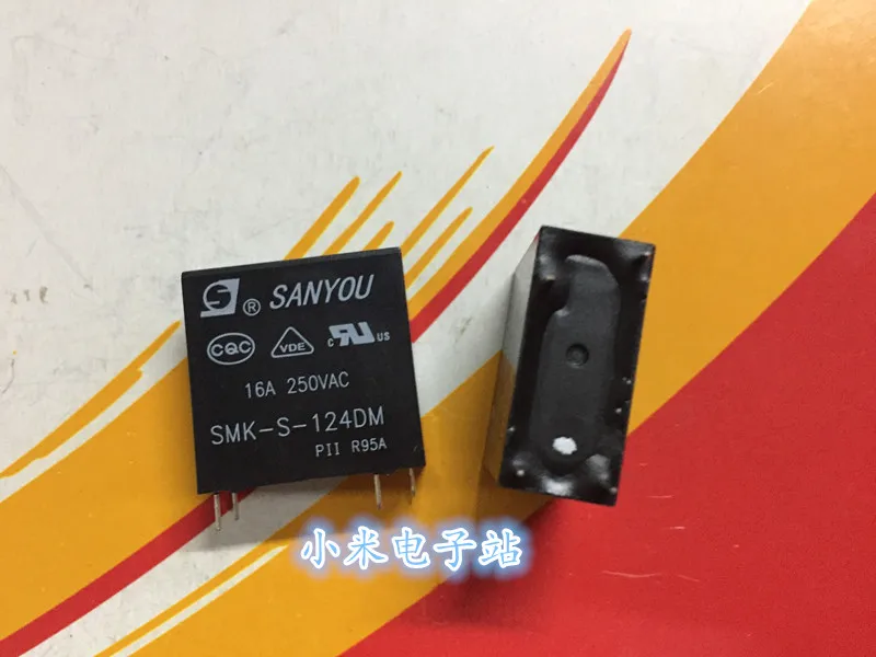 SMK-S-124DM three friends relay 24V 4 feet 16A 250V JZC-36F 024-HS SDT-S | Обустройство дома