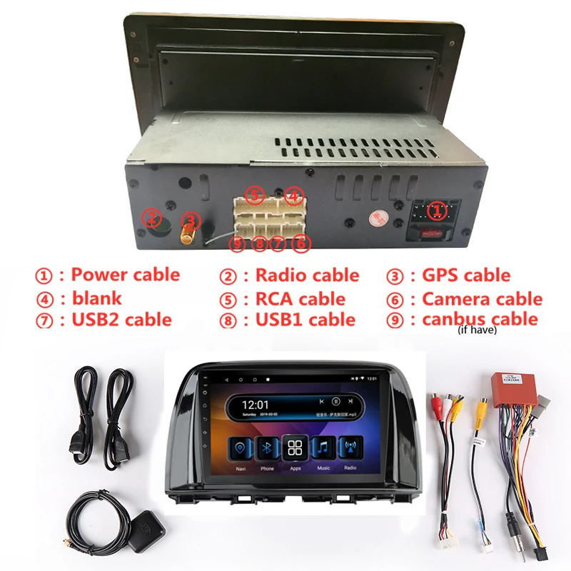 Perfect 9" 4G RAM 8 cores Android Car DVD GPS Navigation for Mazda 6 Atenza CX-5 CX5 2012 2013 2014 2015 audio stereo car radio headunit 5