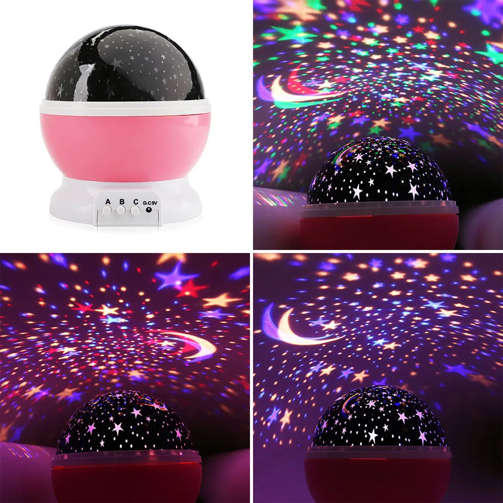 AGM luminaria نجوم سماء نجمية LED ليلة ضوء نجمة ضوئي القمر الجدول مصباح أضواء Luminaria الجدة شمعة للأطفال пасха