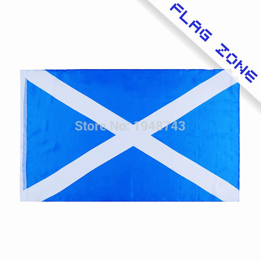 

2017 The Scotland Flag Polyester Flag 5*3 FT 150*90 CM High Quality Hanging and Flying