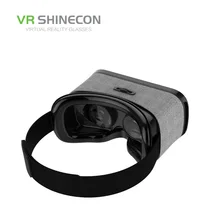 Shinecon VR Y005 Fasion Headset 3D Virtual Reality Helmet Smartphone Cardboard vrbox for 4.5-6′ Phone + Wireless Controller