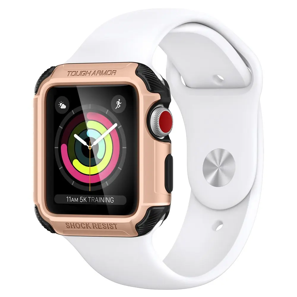 Чехол для Apple Watch чехол 44 м 40 мм iWatch band 42 38 универсальный защитный бампер