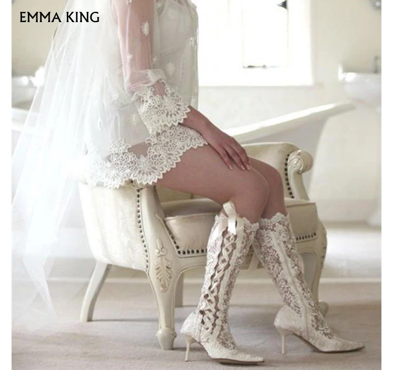 ivory_lace_up_lace_bridal_boots 