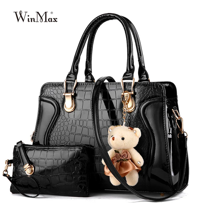 2 piece font b Set b font Famous Brand Women Bag Brand 2016 Fashion Women Messenger