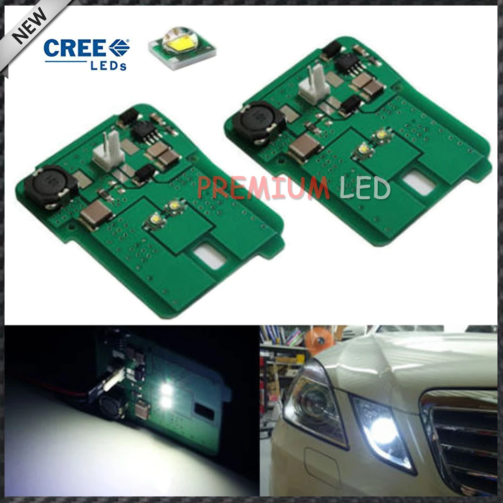2 шт. ксеноновые белые светодиодные парковочные огни для Mercedes E Clase 2010 2013 Pre LCI|light