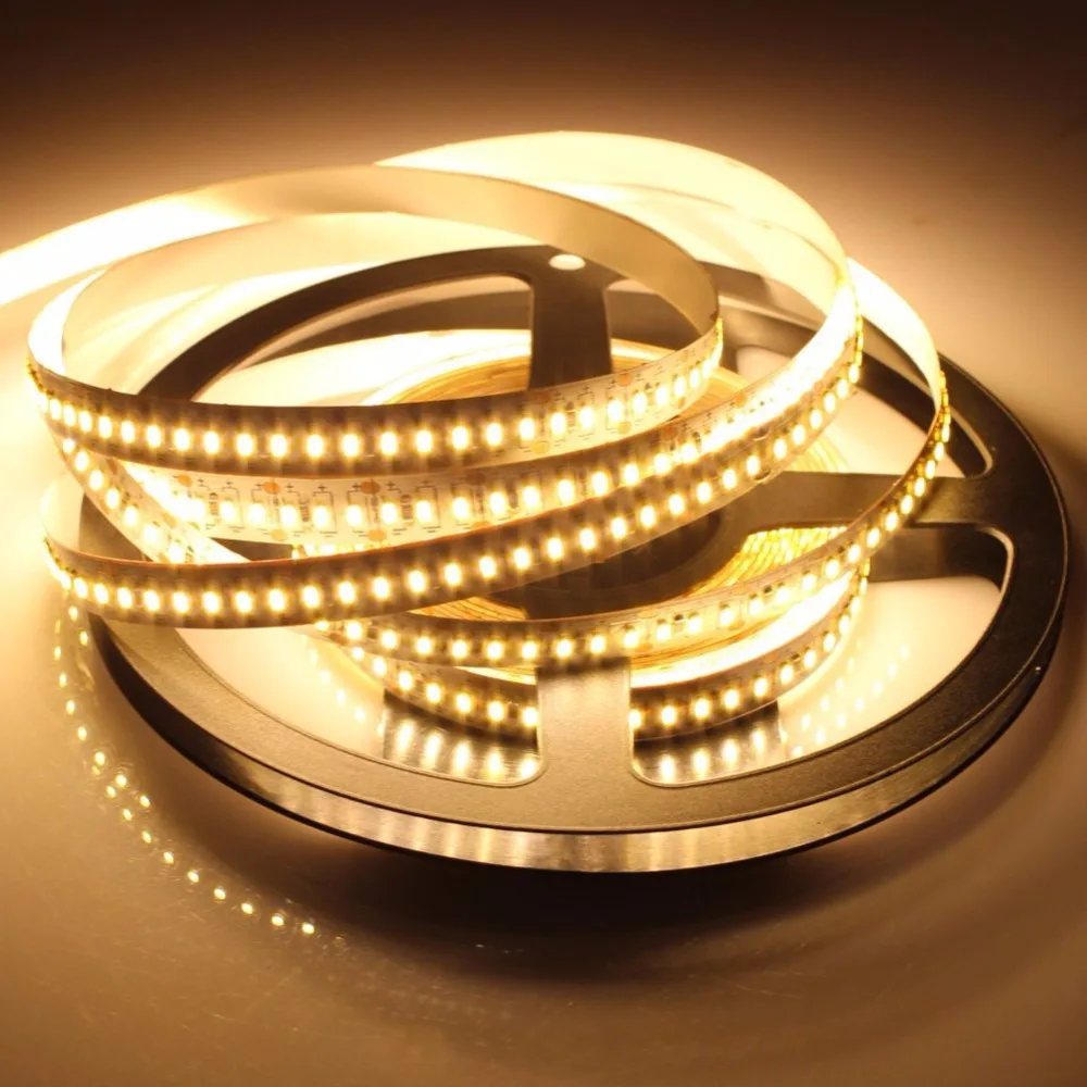 Светодиодная лента светильник 3014 smd 1020led 5 м водонепроницаемый IP65 и не IP20 DC 12V 3000K