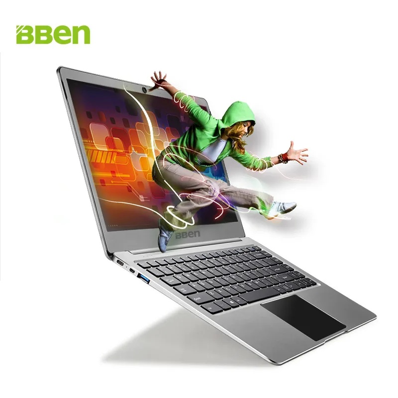 Bben N14W планшет на Windows 10 Ultrabook Тетрадь Intel Apollo Lake N3450 Core компьютер 16: 9HD экран 4G/6 4G Ram/EMMC