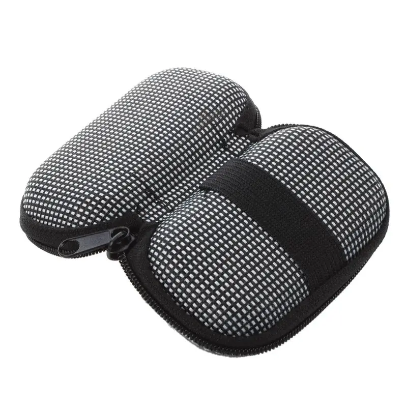 Black White Dotted Cover Case Holder for Folding Presbyopic Reading Glasses