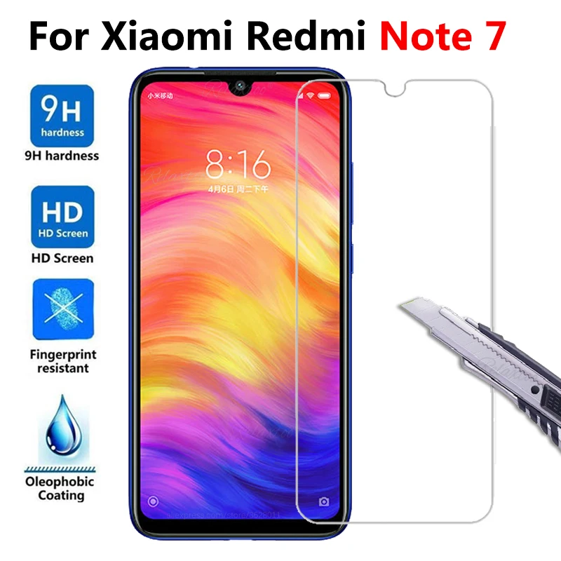 

Protective glass for Xiaomi Redmi Note 7 screen protector tempered glass for xiaomi xiomi redmi 7 Note7 Protection touch Film 9H