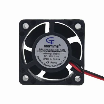 

2 Pieces lot 40mm 40x20mm 4CM 4020s DC 12V 2Pin-2510 Connector Mini Brushless Cooling Cooler Fan