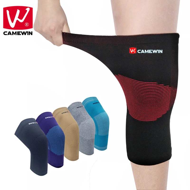 CAMEWIN 1 قطعة الركبة حامي عالية مرونة تنفس النايلون الركبة منصات للرجال و امرأة كرة السلة الريشة الركبة دعم CAMEWIN 1 قطعة الركبة حامي عالية مرونة تنفس النايلون الركبة منصات للرجال و امرأة كرة السلة الريشة الركبة دعم