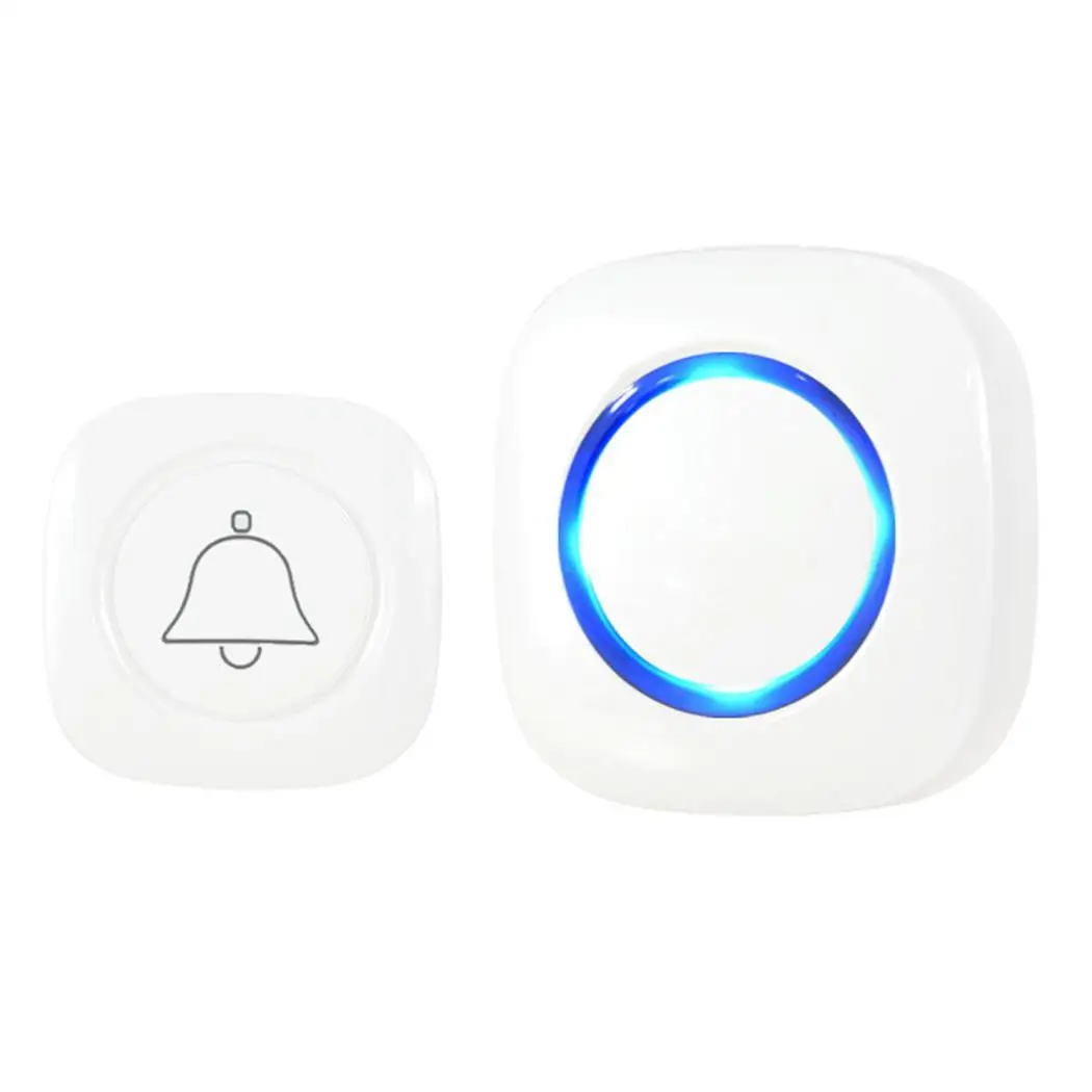 

Durable Practical Wall-mounted Wireless Door Bell 0-100dB Household Remote 200 4 Home Receiver Control Tool
