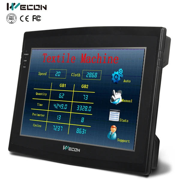 План обучения Wecon 10 2 дюймов HMI и 14 цифровых I/O PLC (транзистор)|wecon hmi|hmi weconplc hmi |
