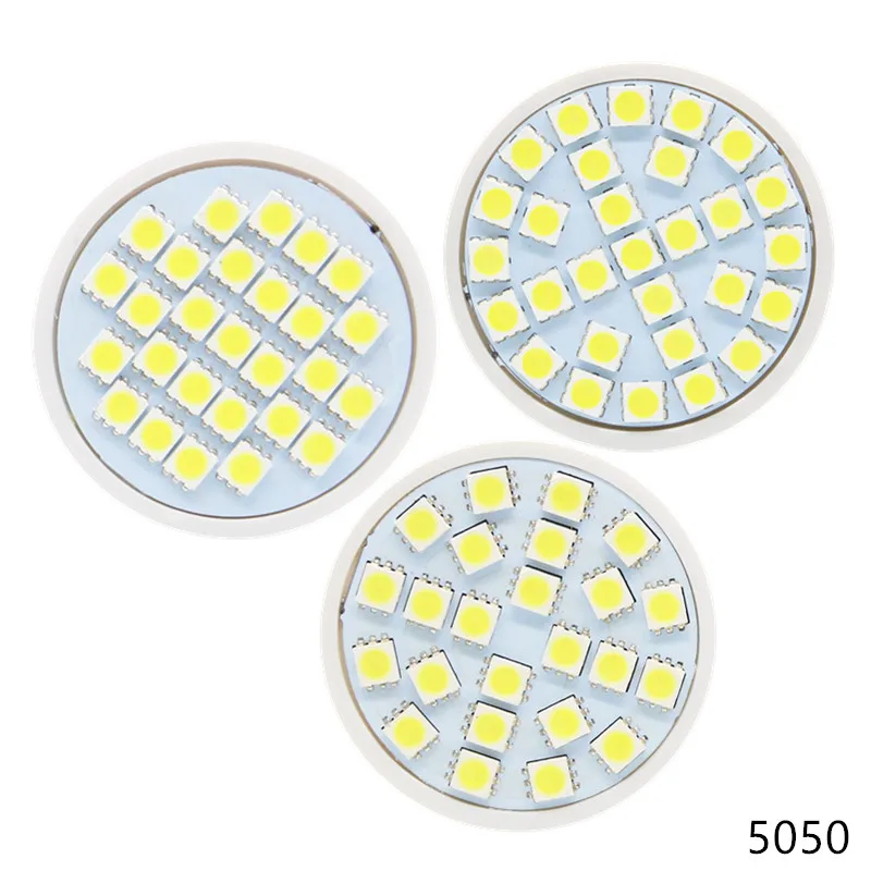 220В 5050 GU10 Светодиодная лампа Bombillas LED прожектор лампада светодиодные лампочки 24LED