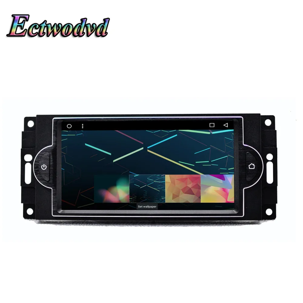 Sale Ectwodvd 6.95inch Octa Core Android 8.1 Car DVD GPS Navigation Radio Stereo for Jeep Commander 2005 2006 2007 2008 2009 2010 2