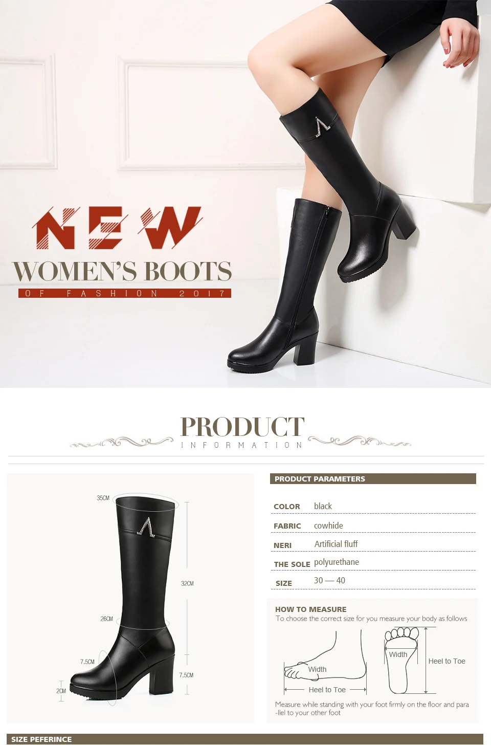 AIYUQI, новые зимние сапоги из натуральной кожи женская обувь женские высокие сапоги до середины икры на высоком каблуке теплые зимние сапоги модная женская обувь