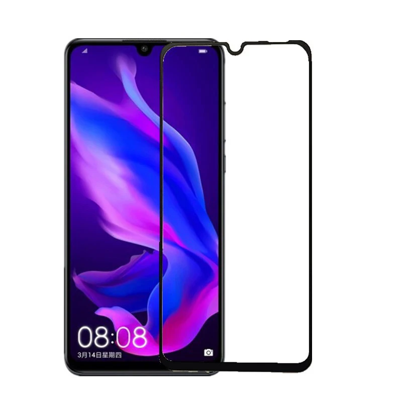3D высокоглиноземное закаленное стекло для Huawei NOVA 4E полное покрытие 9H Защитная