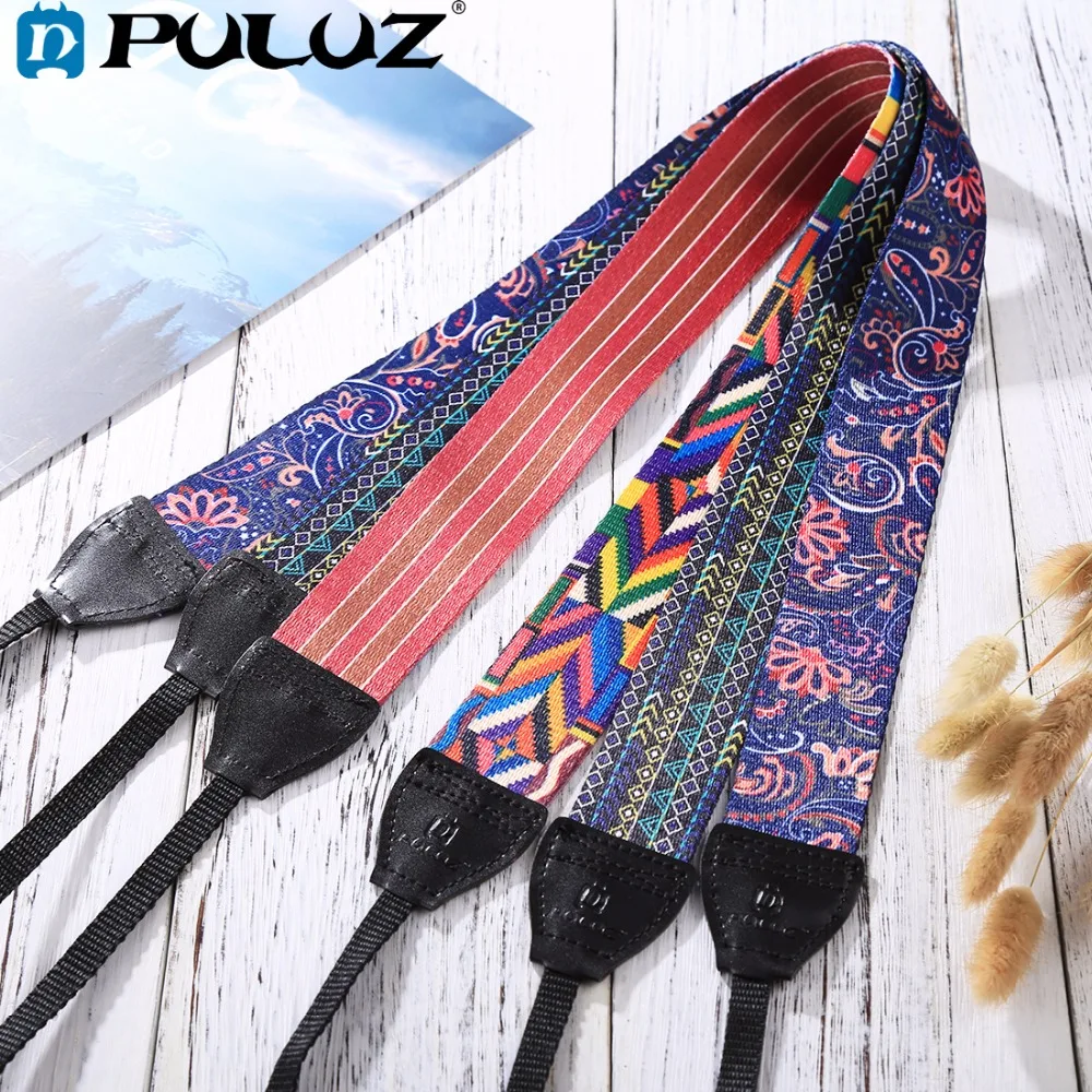

PULUZ Retro Ethnic Style Multi-color Series Shoulder Neck Strap Camera Strap Belt for Sony ,Canon ,SLR / DSLR Cameras