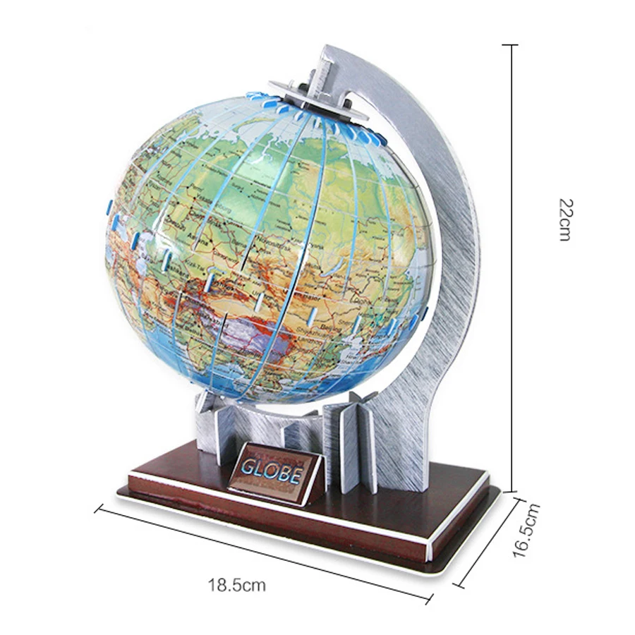 Глобус, Карта мира, 3D головоломка, бумажная модель, астрономия, обучающие игрушки для детей, Обучающие, сделай сам, познавательные головоломки для детей, новинка