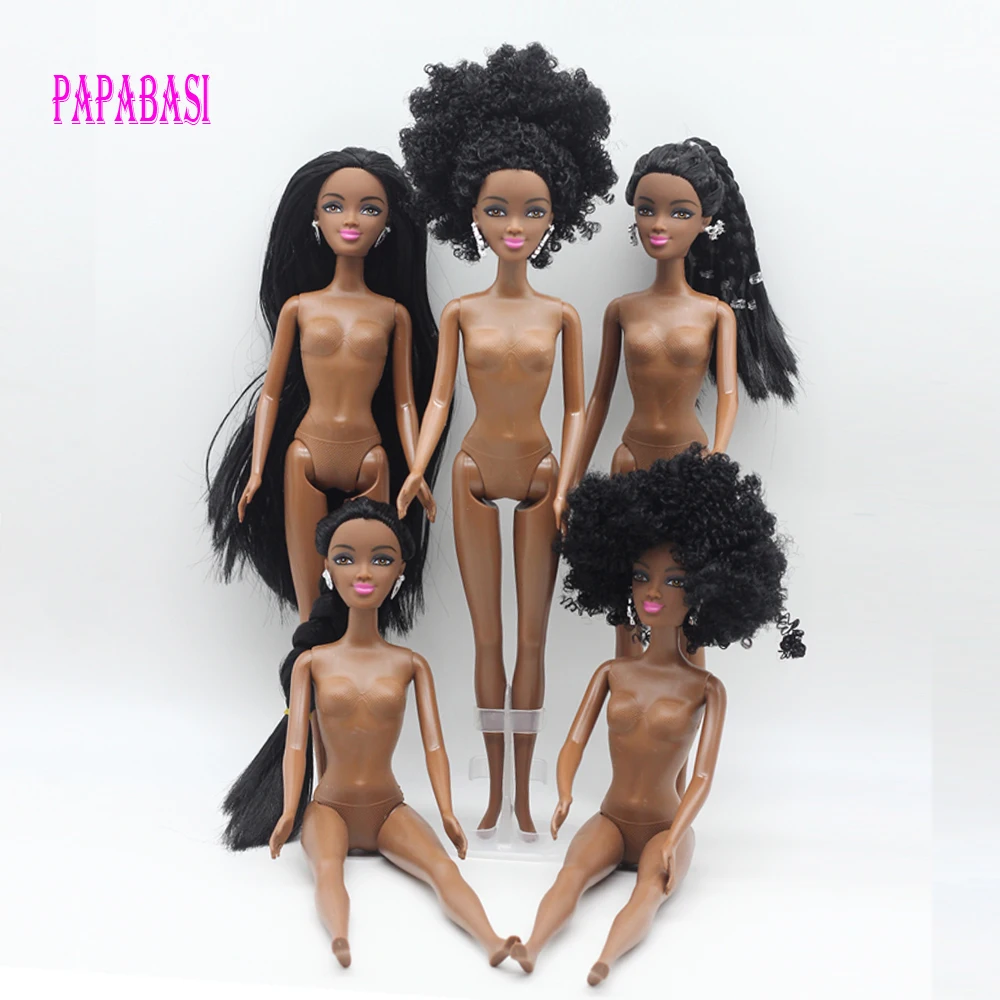 font b Doll b font body 5 Moveable Joints Black font b doll b font