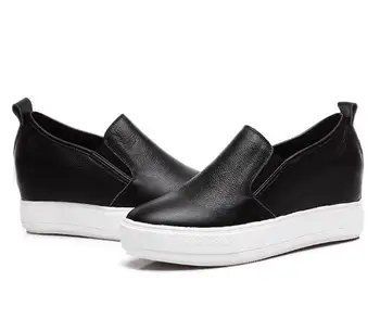 

Fashion Women Flats Shoes platform sneakers casual shoes slip on flats heels