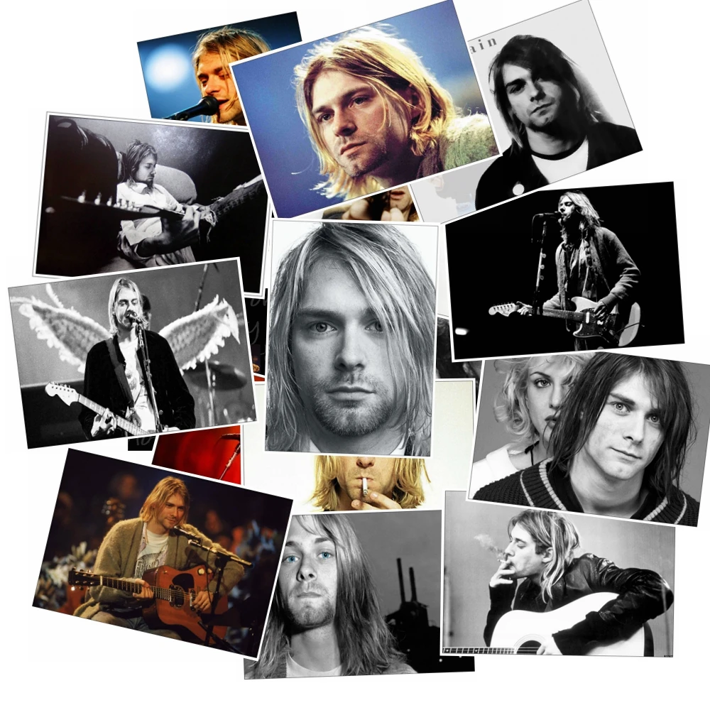 25 шт. стикеры Kurt Cobain музыкальная наклейка набор для багажа Дорожный Чехол