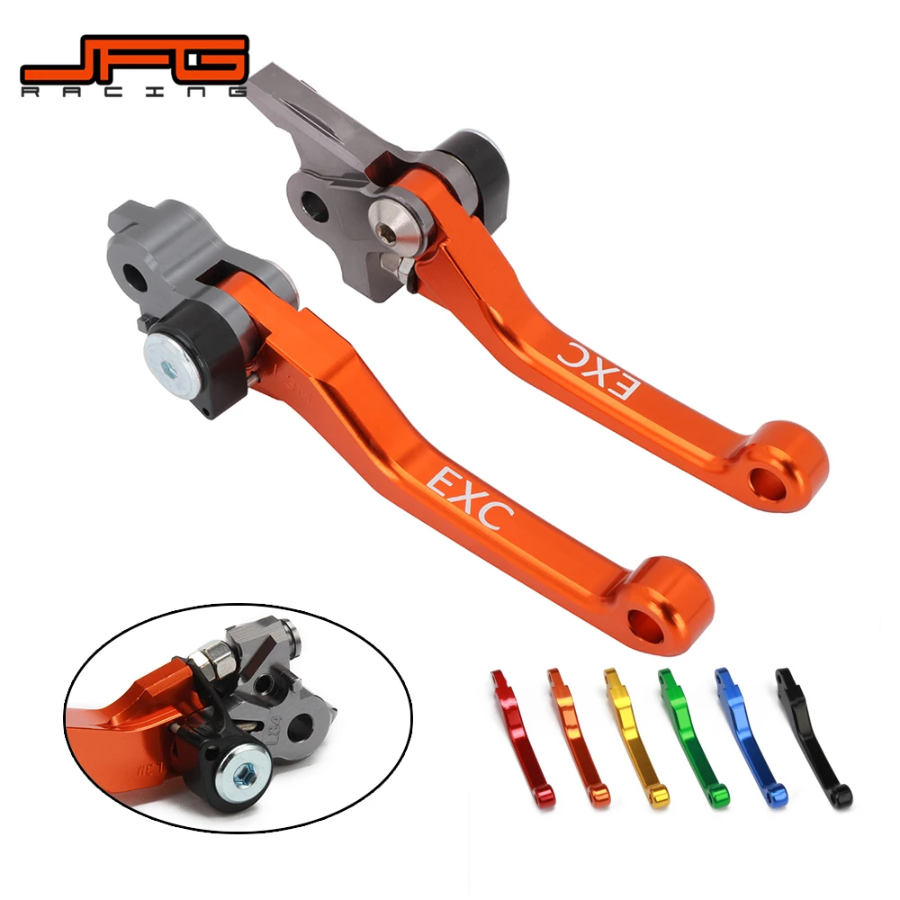 Поворотный складной рычаг тормоза сцепления CNC для KTM EXC125 XCW200 EXC200 2014 2016 SX150 2015 XC150