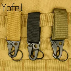 Карабин высокопрочный нейлоновый крючок для ключей MOLLE Webbing Пряжка подвесная система ремень пряжка подвесная походная и походная