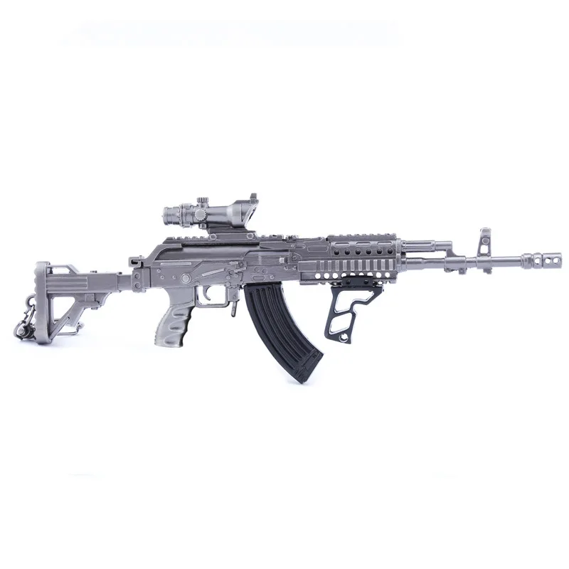HowPlay PUBG игрушка брелок для ключей Rifle Gun metal берилл M762 Снайпер в виде ружья сплав